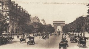 Foto antigua arc de triomphe